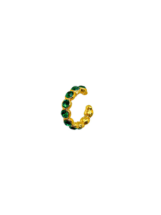 Ear cuff Emerald